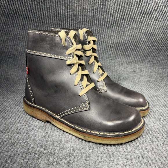 Duckfeet Fåborg Men's Size 11 Deep Slate Blue Leather Handcrafted Boots EU 44